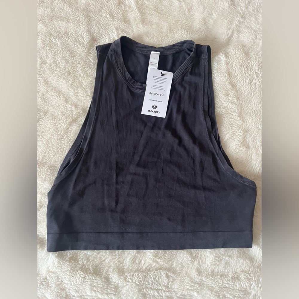 Avocado athletic wear crop top